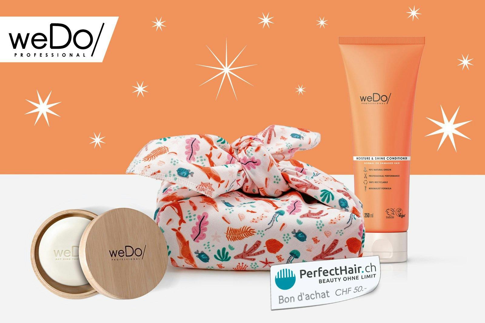 weDo/ est une marque durable proposant des produits de soins capillaires efficaces.