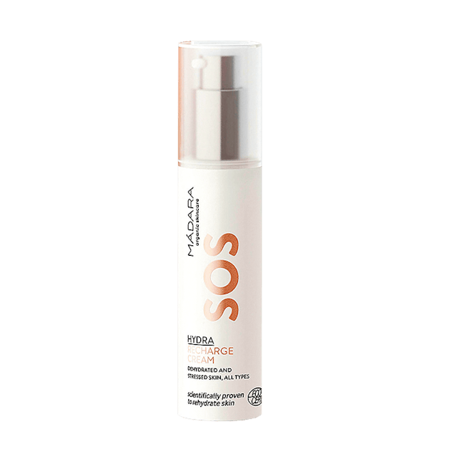 Crema S.O.S. Hydra recharge 
di Mádara, fr. 36.90 / 50 ml,
da Import Parfumerie