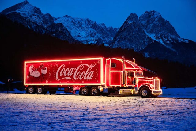 Cette année, le camion de Noël Coca-Cola repart en tournée dans toute la Suisse.