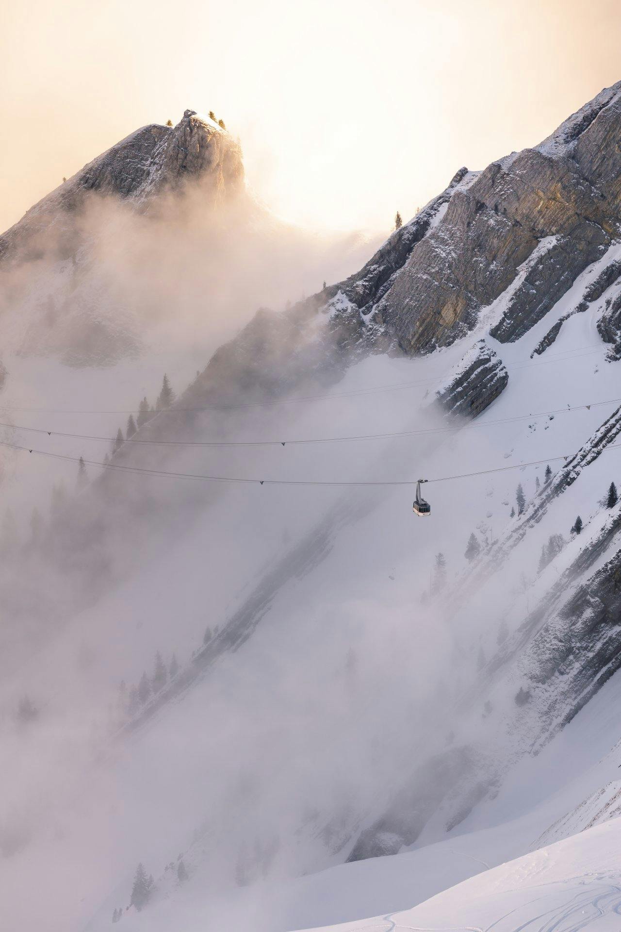 Über dem Nebelmeer auf dem höchsten Luzerner Berg.