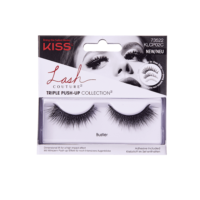 Faux-cils de Kiss Triple Push-Up
Bustier, 11.90 francs, certains 
magasins Coop et Coop City Faux-cils de Kiss Triple Push-Up
Bustier, 11.90 francs, certains 
magasins Coop et Coop City