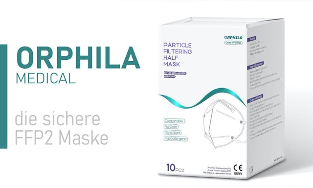 Die beste FFP2-Maske mit CE 0099 und Prüfbericht von TÜV Rheinland.