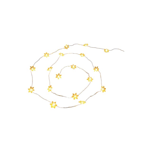 Accessoire festif: Guirlande LED flocons de neige, 8 fr. 95, Brico & Loisirs.