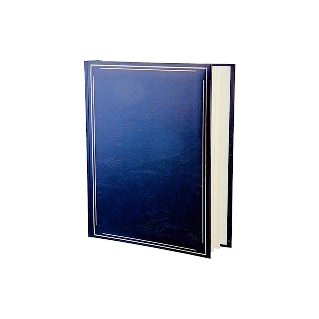 Old school: Album photo standard bleu, 25×30 cm, 19 fr. 95, Coop.