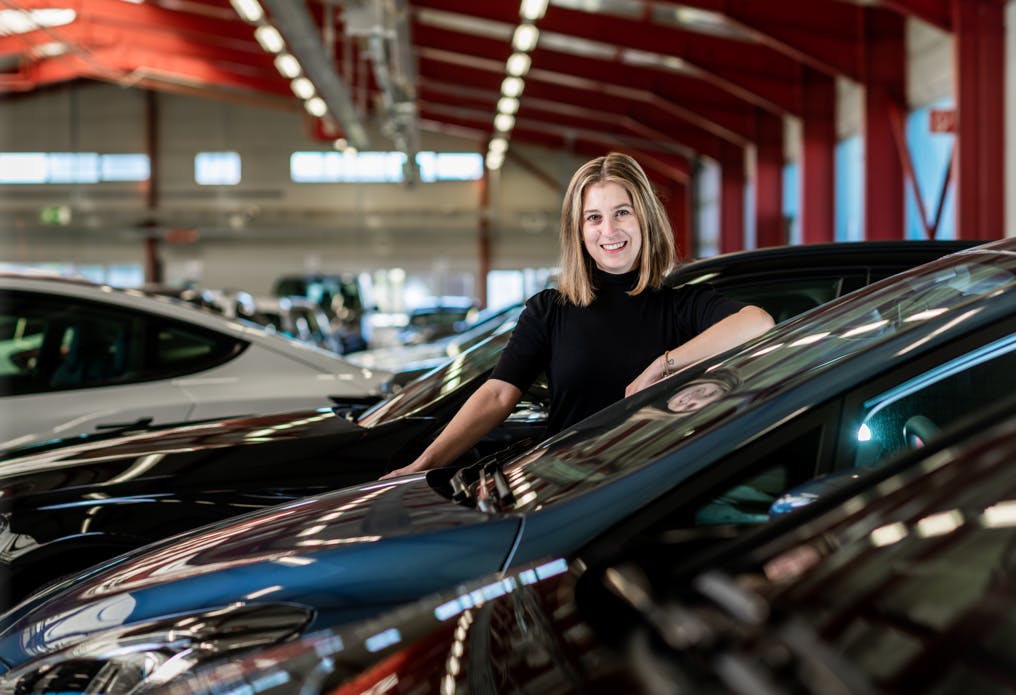 Mitgründerin und CMO Léa Miggiano am Hauptsitz in Bannwil.