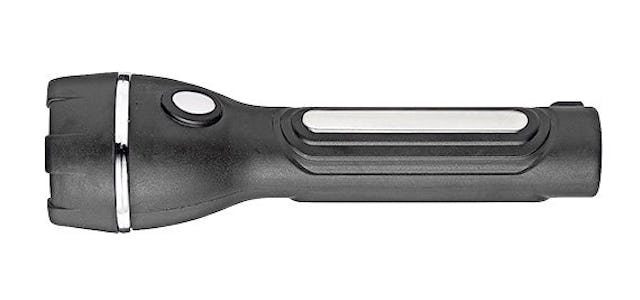 Höhlenforscher: Qualité & Prix Taschenlampe TL-RG2AA, 8.95 Franken, bei Coop Bau + Hobby.