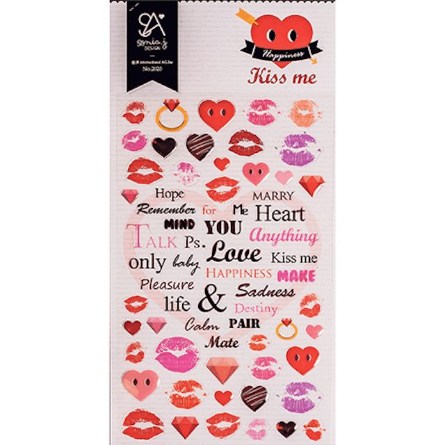 Sticker Kiss me, fr. 5.95,
su edileehobby.ch