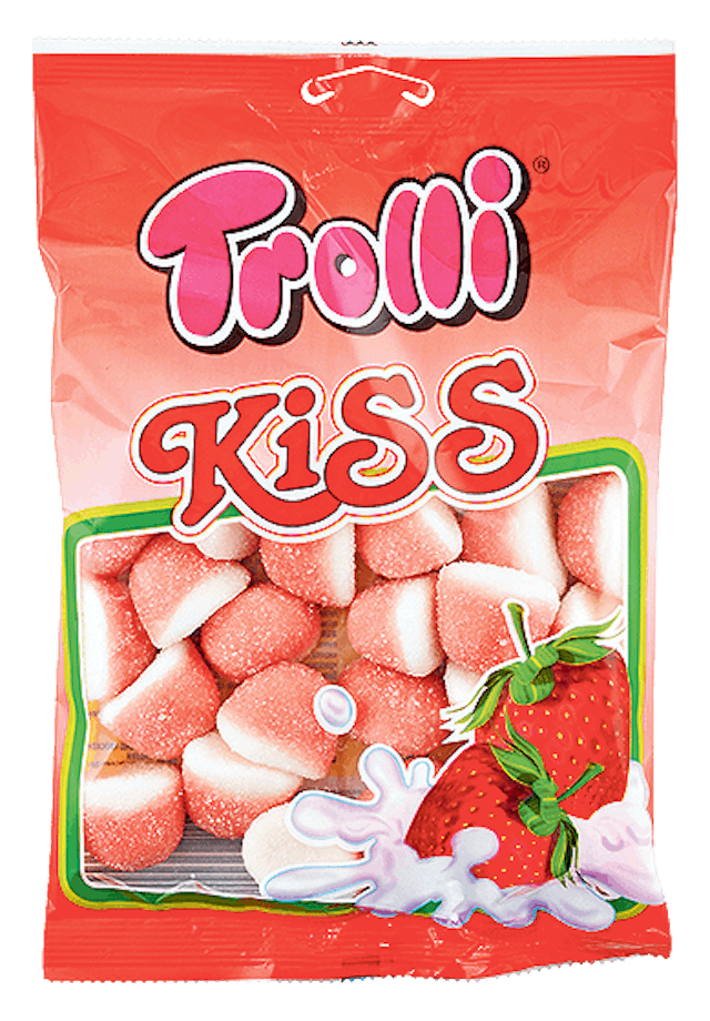 Trolli caramelle gommose Kiss,
fr. 2.30/200 g, da Coop