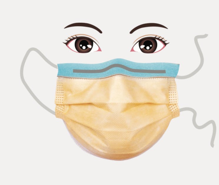 Une bonne tenue et un meilleur ajustement: grâce aux lamelles latérales, ce qui augmente encore l'effet de protection. La norme FFP2 a été atteinte lo...