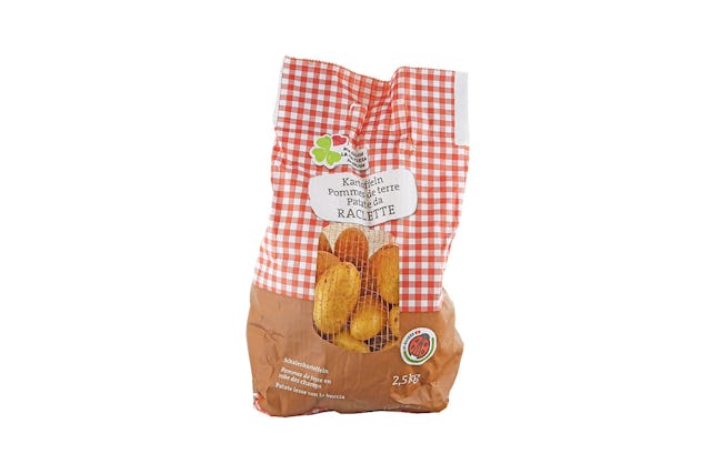 Local, et plus encore! Pommes de terre Raclette Ma Région, 3 fr. 50 / 2,5 kg, chez Coop. Local, et plus encore! Pommes de terre Raclette Ma Région, 3 fr. 50 / 2,5 kg, chez Coop.