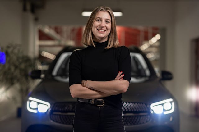 Mitgründerin von Carvolution, Léa Miggiano, kennt die Vorteile des Auto-Abos.