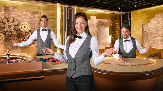 Les croupiers t'invitent à jouer sur les nouvelles tables en ligne et diffusées en direct.