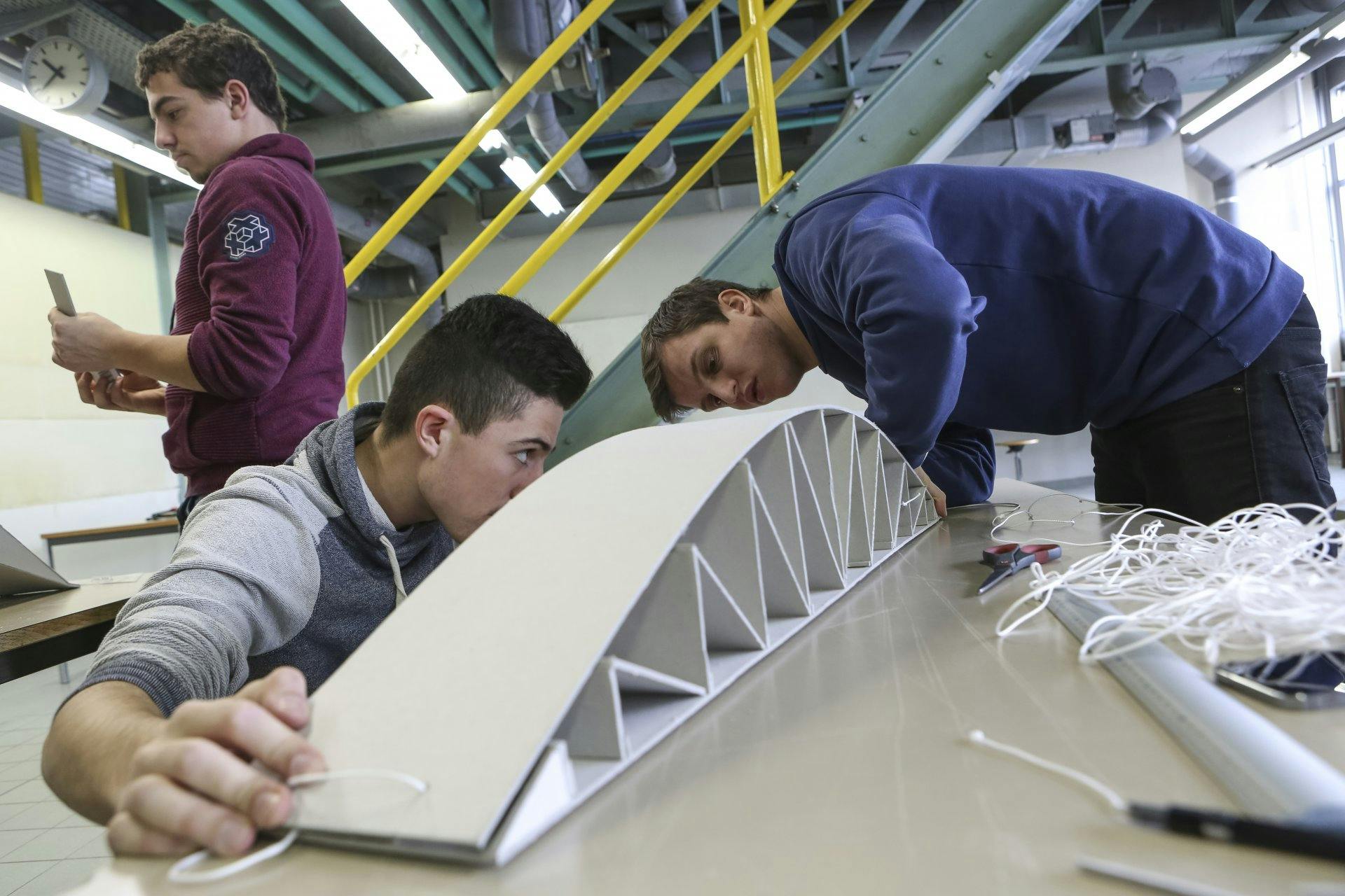 Génie civil - maquette de pont