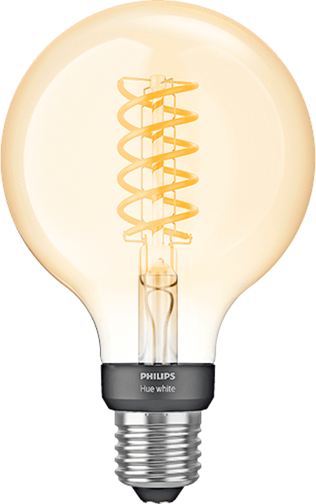 Gimme the light:
Philips Hue White 
E27 Filament 
Globe, 34.95 Franken, 
Livique.