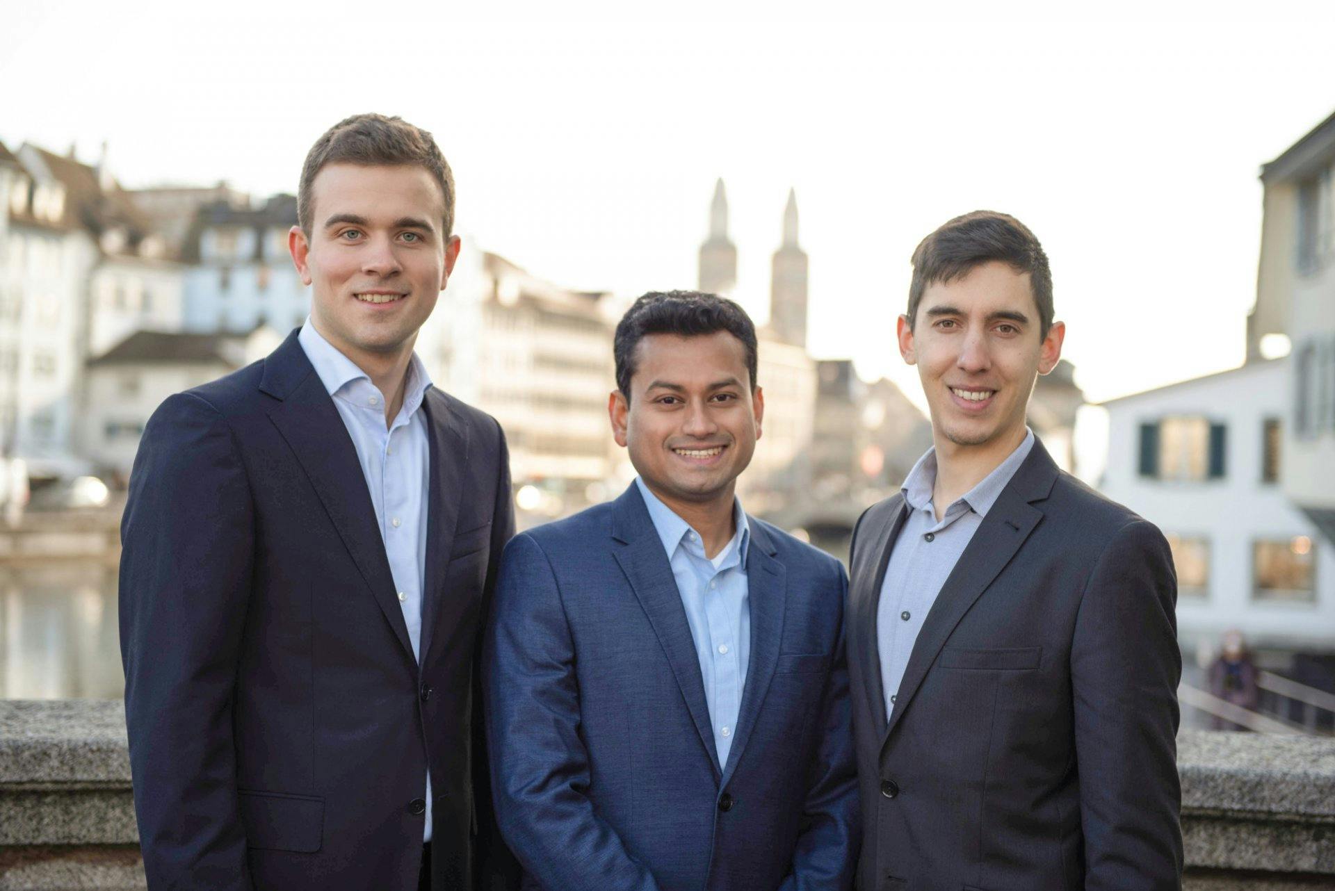 Die Sleepiz Gründer Max Sieghold, Soumya Sunder Dash und Marc Rullan haben sich an der ETH Zürich kennengelernt.