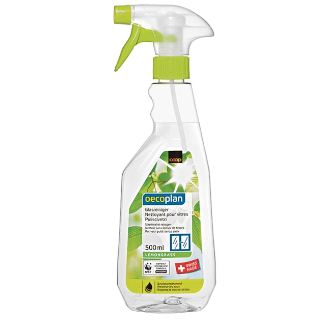 Aloni addio: 
Puliscivetri Oecoplan, 
fr. 3.25 / 500 ml,
da Coop Edile + Hobby