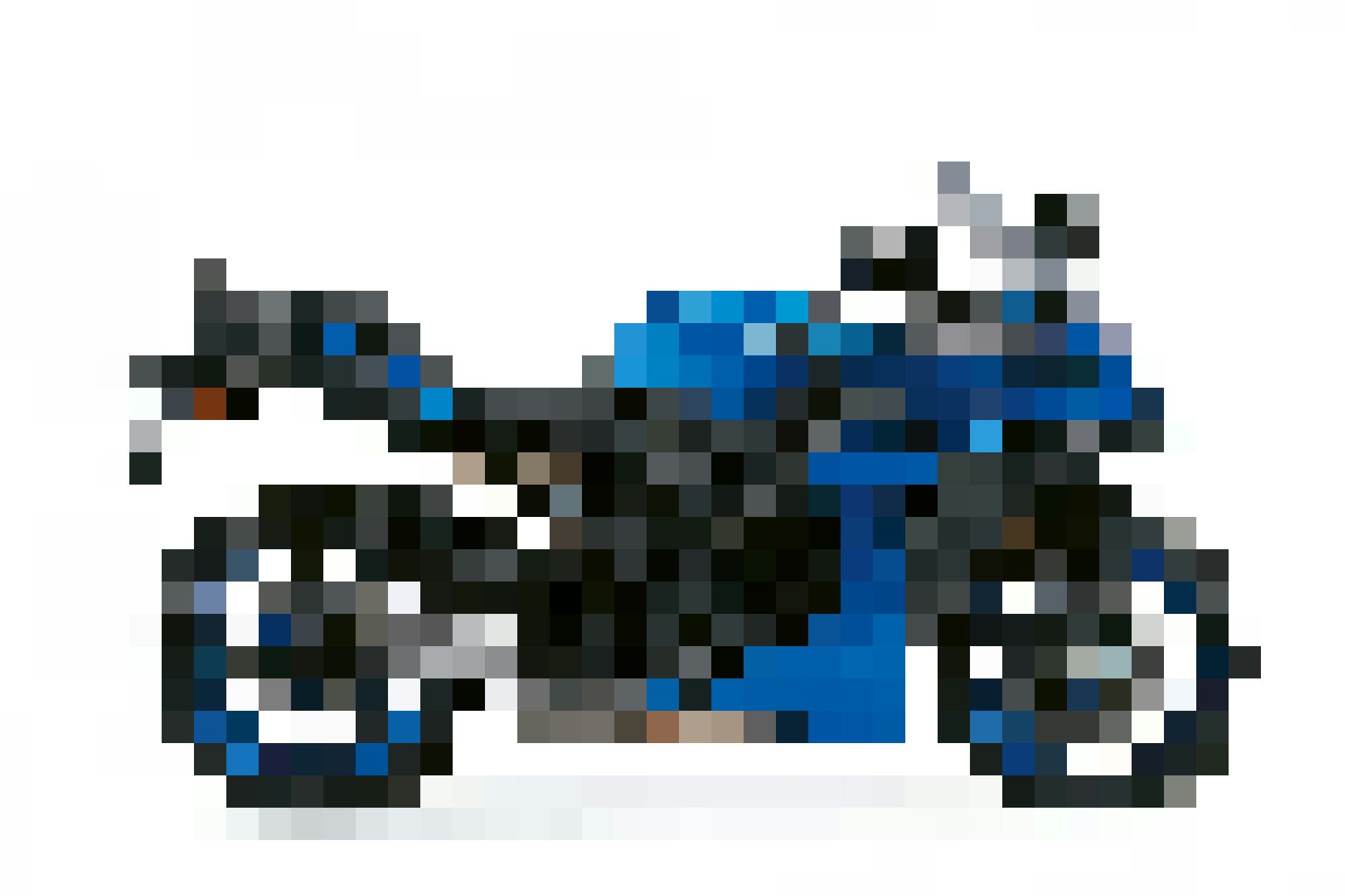 Trois couleurs sont disponibles - Metallic Triton Blue (à l'image), Metallic Reflective Blue  ainsi que Glass Sparkle Black.