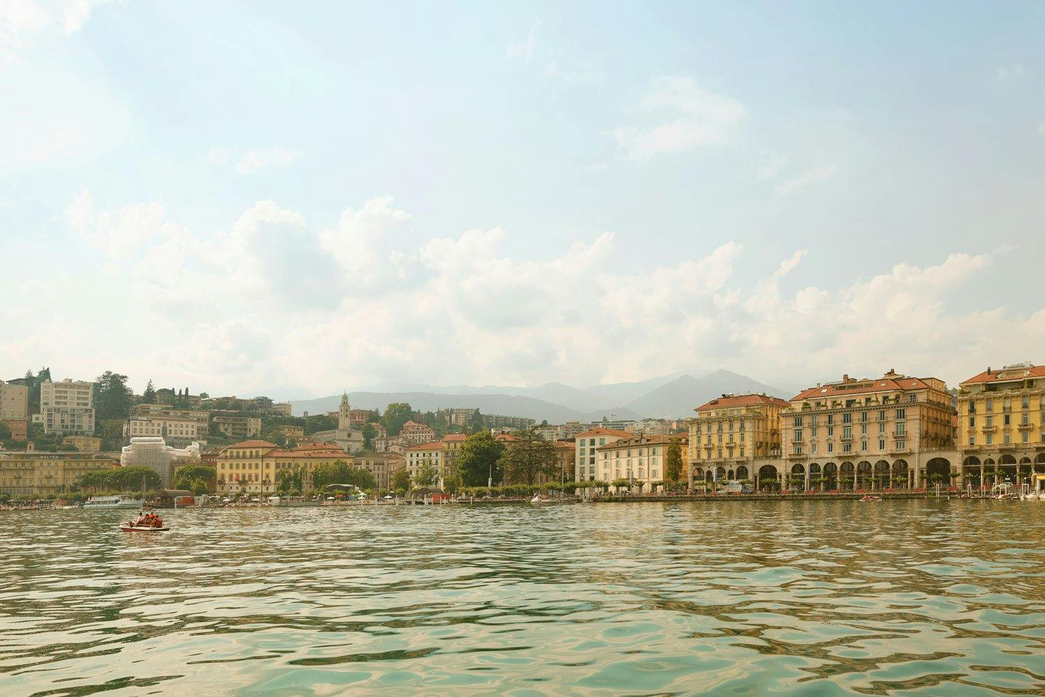 Die Riviera von Lugano lädt zum Flanieren ein.