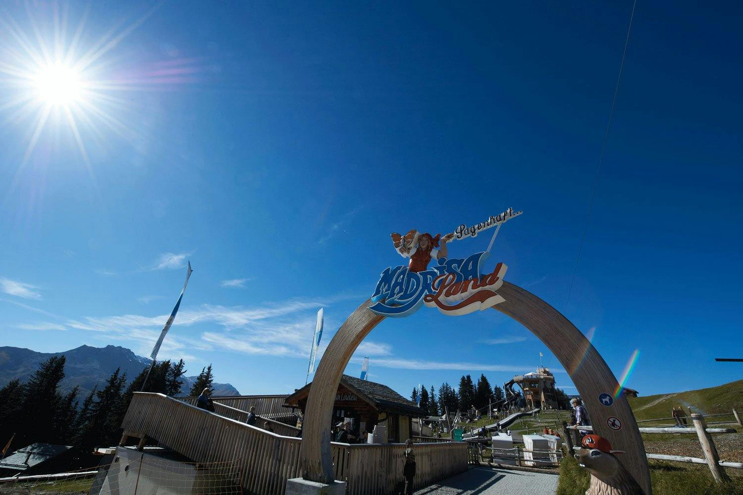 Abenteuerspass für die ganze Familie! Das Madrisa-Land ist der grösste Spielplatz in den Schweizer Bergen.