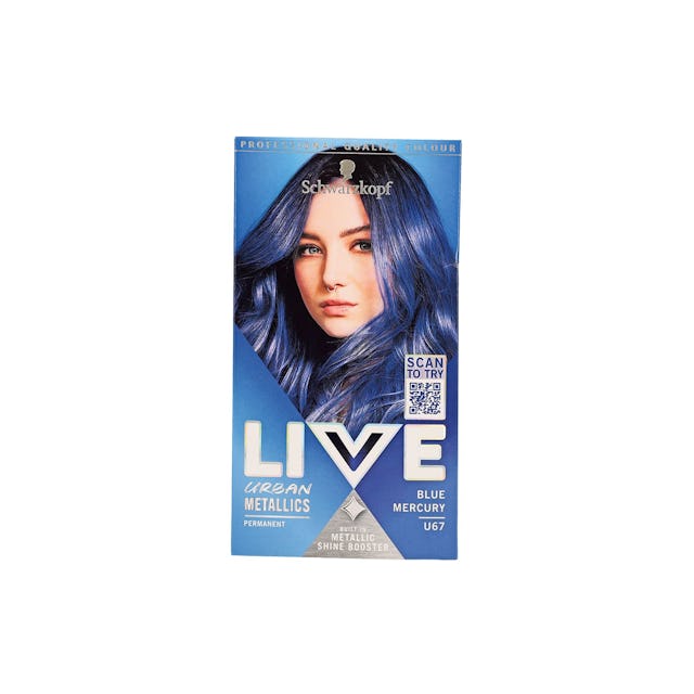 Bleu manga: Teinture cheveux Live Urban Metallics 
blue mercury, 10 fr. 90, dans les hypermarchés Coop et chez Coop City. Bleu manga: Teinture cheveux Live Urban Metallics 
blue mercury, 10 fr. 90, dans les hypermarchés Coop et chez Coop City.