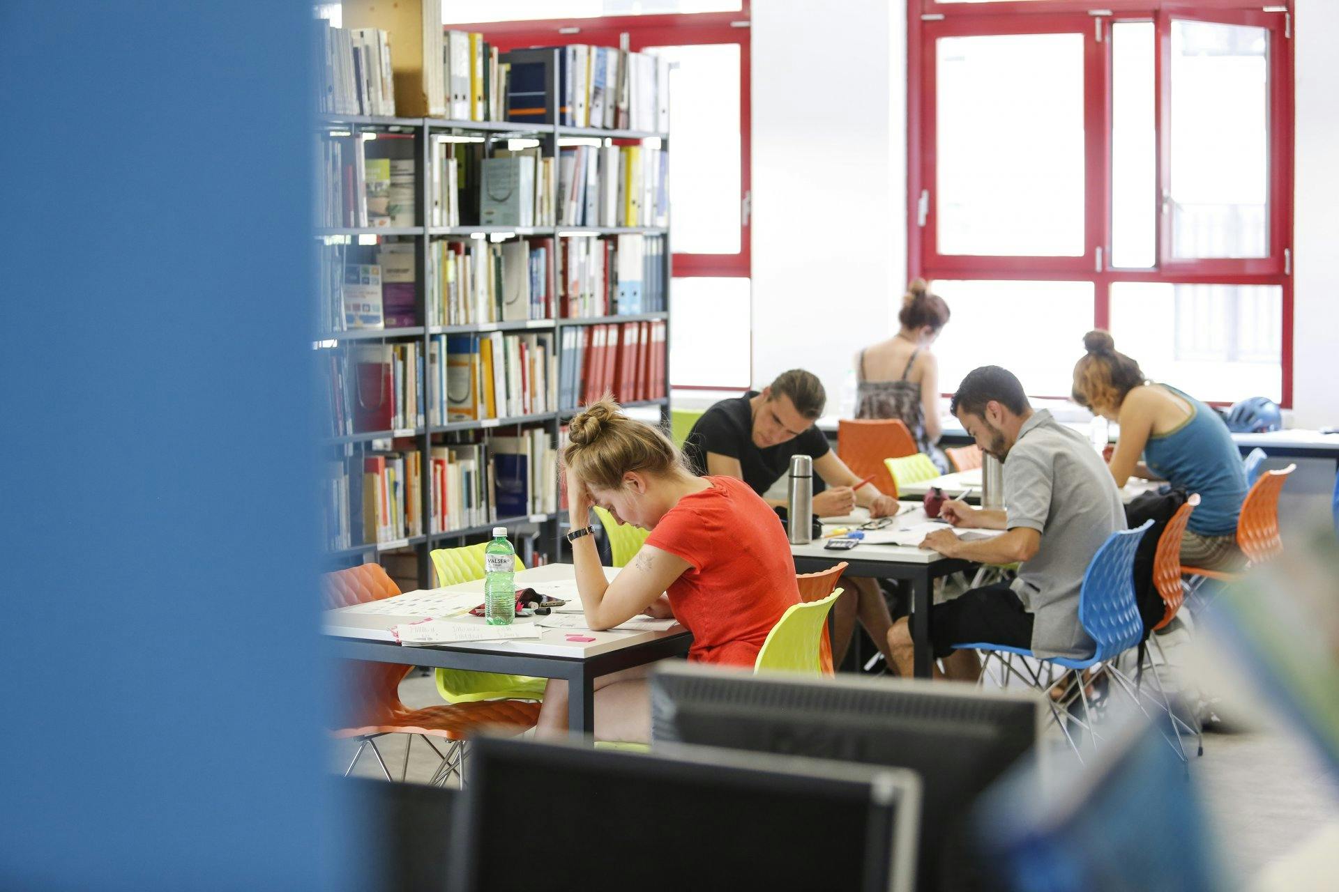 Campus d’HEPIA – Bibliothèque de la Prairie.