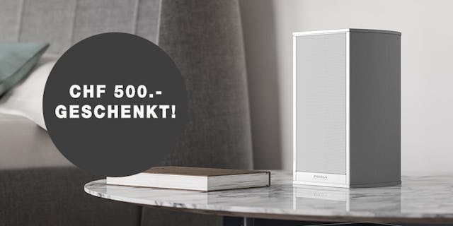 Premium Wireless 301 Regallautsprecher – erhältlich in den Farben Aluminium, Weiss lackiert und Schwarz eloxiert.