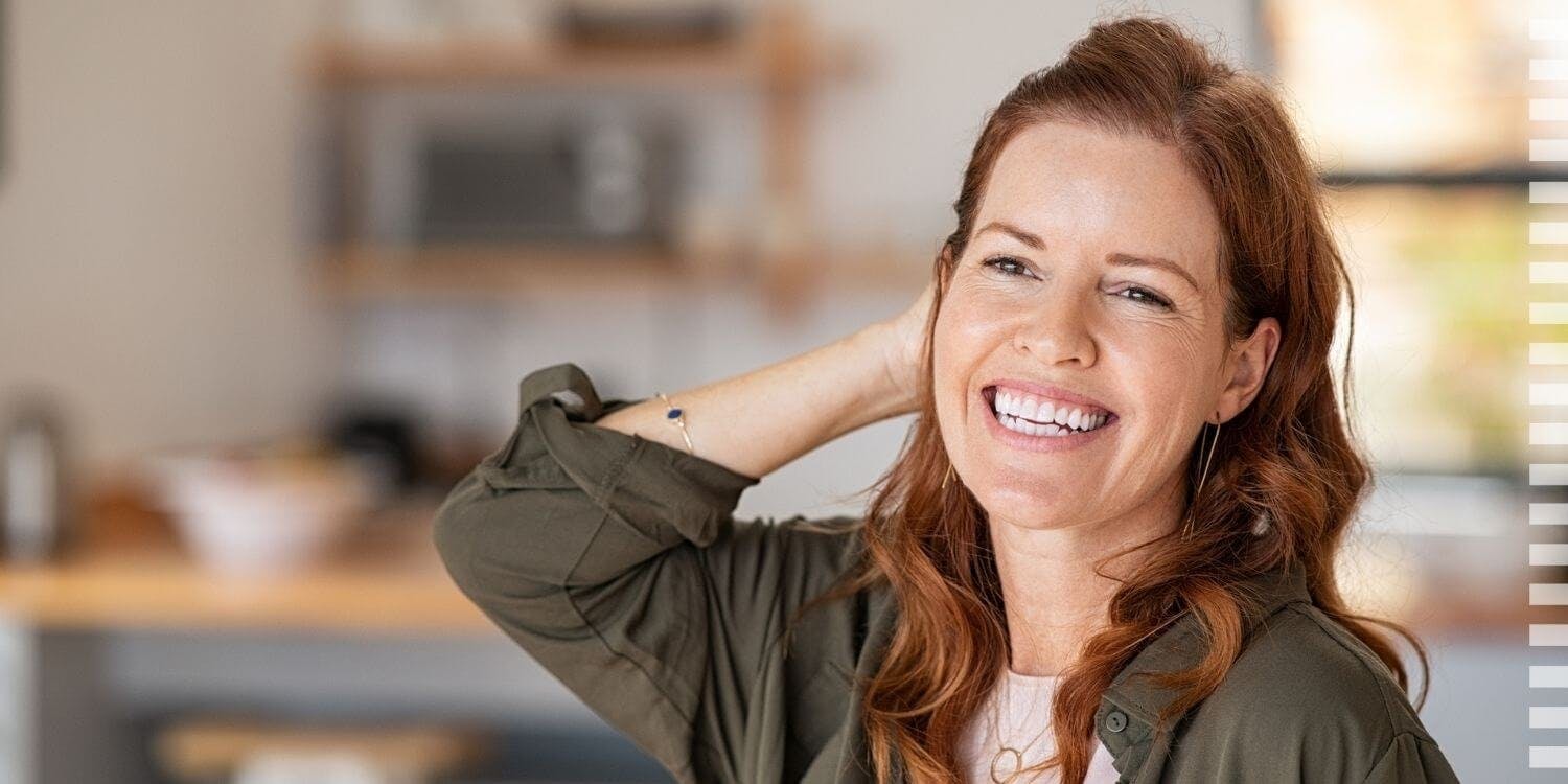 Ein strahlendes Lächeln: So einfach gehts.