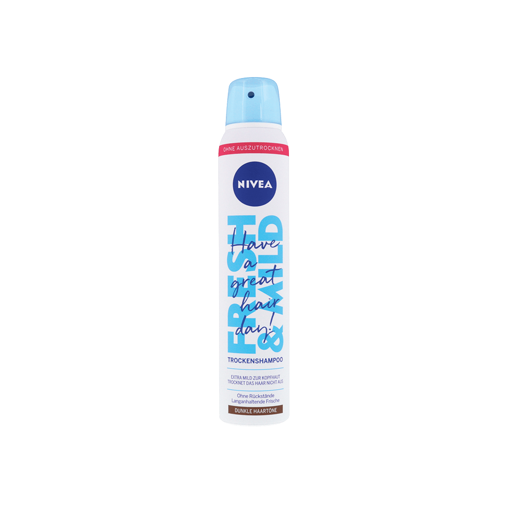 Shampoo secco
per capelli scuri
Nivea Fresh & Mild,
fr. 6.95 / 200 ml,
nei supermercati Coop
selezionati
e da Coop City