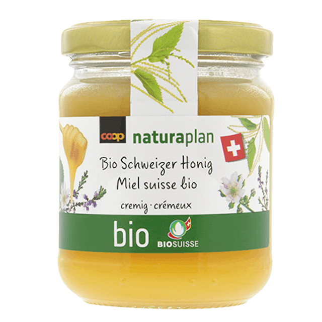 Miel suisse bio
Naturaplan, 
9.95 francs / 250 g, Coop Miel suisse bio
Naturaplan, 
9.95 francs / 250 g, Coop