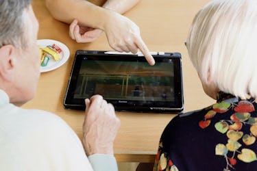 Jeu vidéo à la maison de retraite