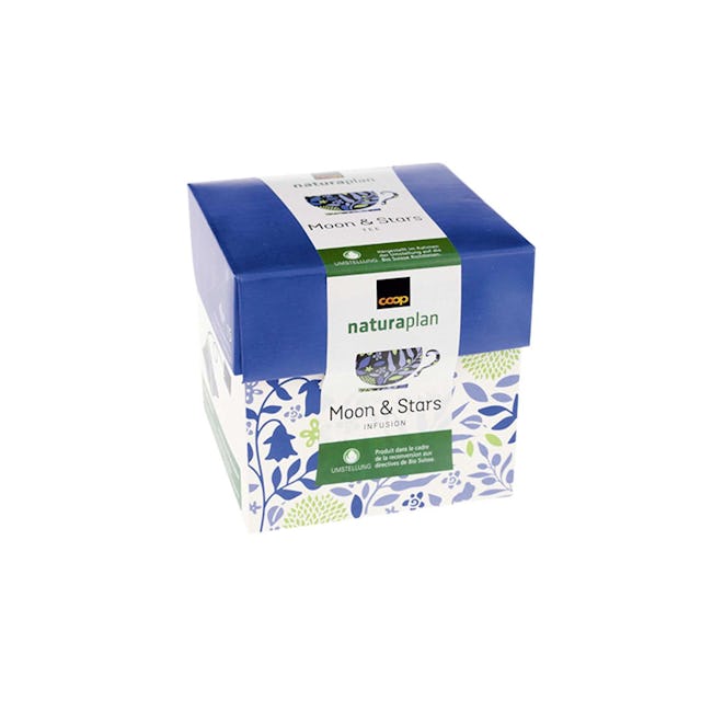 Galaktisch: Naturaplan Bio Tee Moon & Stars, Fr. 3.95/15 Beutel, in ausgewählten Coop-Filialen.