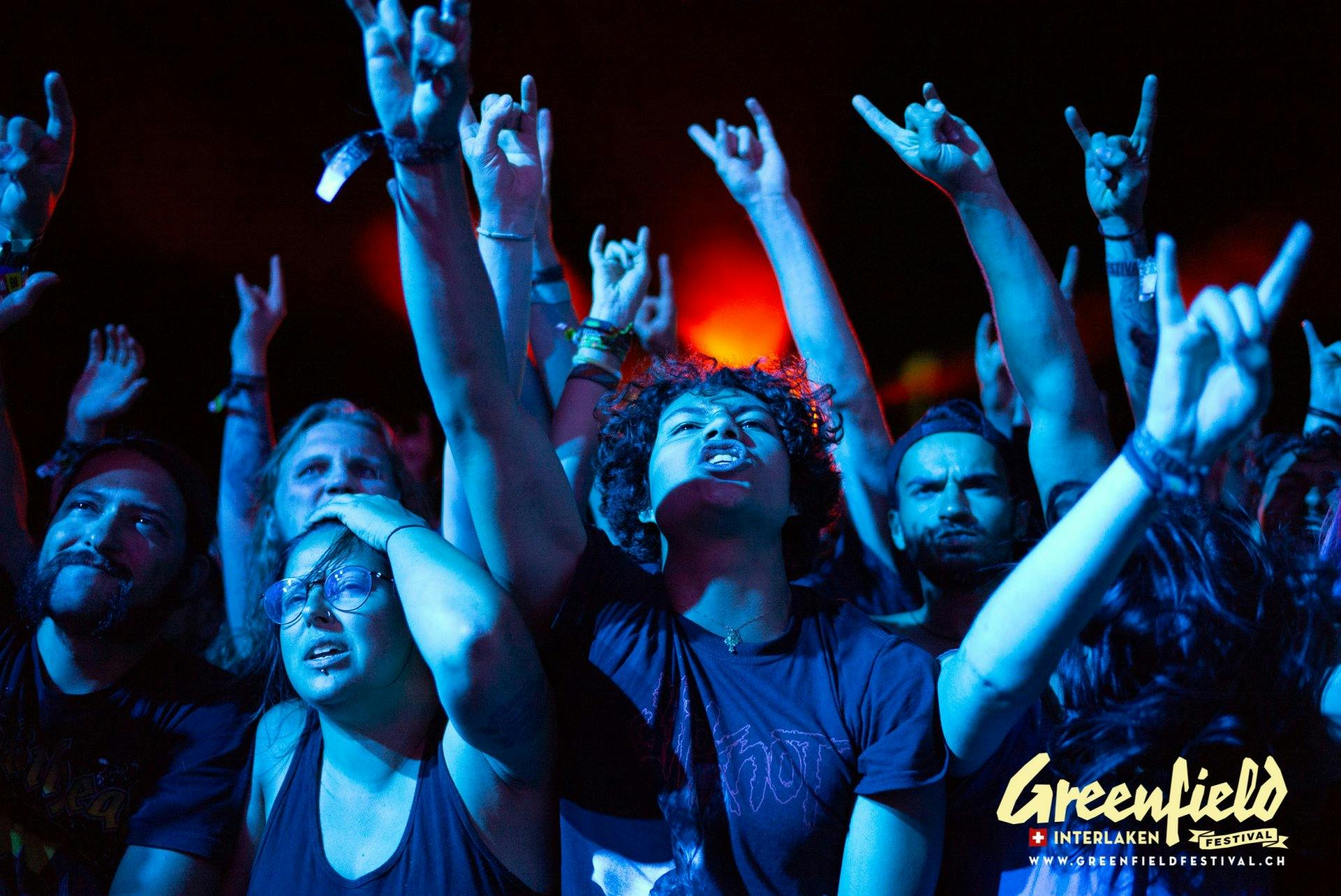 Schrei in der ersten Reihe zu deinen Lieblings-Bands.