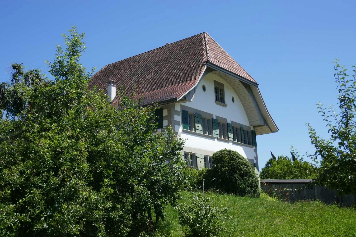 In diesem Haus entstanden die Werke Gotthelfs.