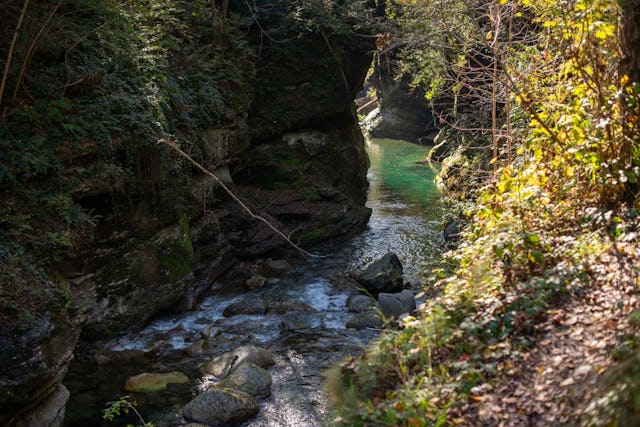 Die Schluchten von Uriezzo sind gezeichnet von tausendjährigen Erosionsaktivitäten.