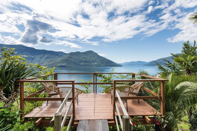 Das Parkhotel Brenscino lockt mit dieser traumhaften Aussicht.