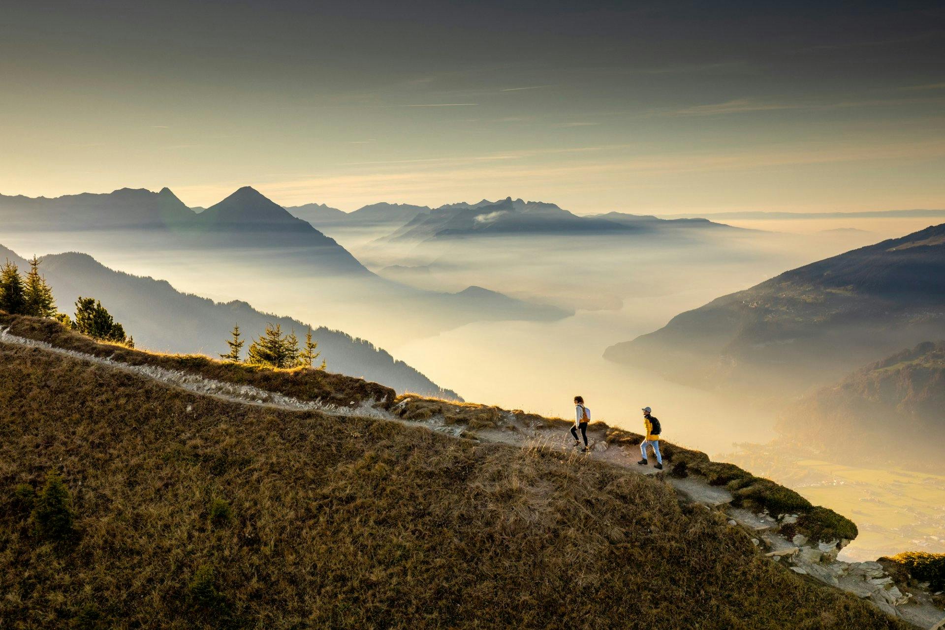Magische Alpenlandschaften offenbaren sich.