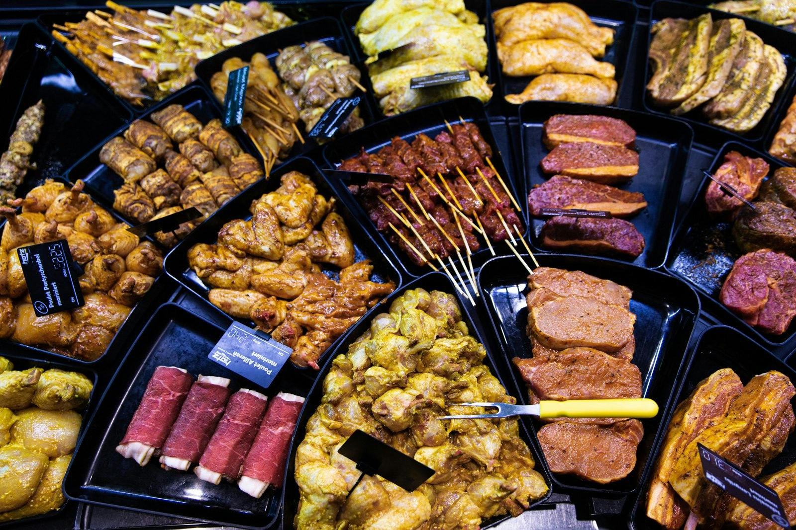 Une tendance: des portions marinées prêtes à l'emploi et même plus petites, pour plus de diversité dans l'assiette.