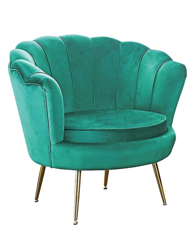 Märchenstunde:
Sessel Pedro Samt,
669 Franken, bei Livique.