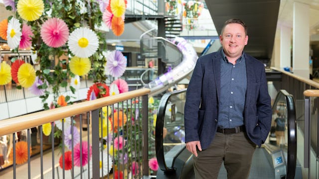 Arvid Schneller, Centerleiter des Shoppyland, freut sich der Shoppyland-Kundschaft ein neues Erlebnis bieten zu können.