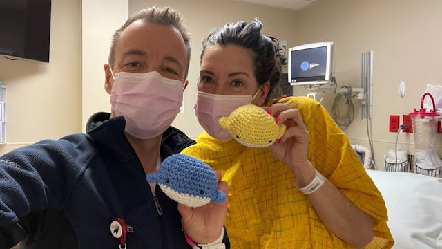 Voller positiver Lebenslust: Philip und seine Frau Aimée.