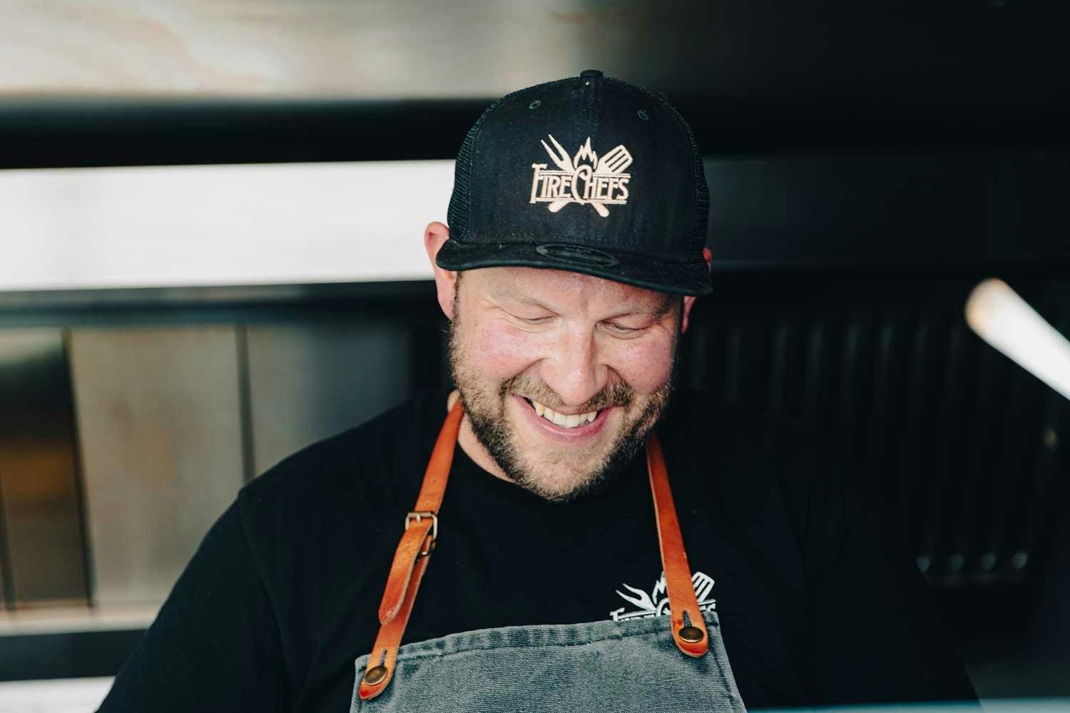 Hat Freude an der Arbeit, weil er hinter seinen Produkten stehen kann: Markus Hunziker von den Firechefs. Dreimal die Woche…