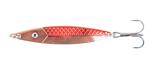 Zappeln lassen:
Red Eye Trout Reacher 18 gr, 
Fr. 4.95, bei Coop Bau + Hobby.