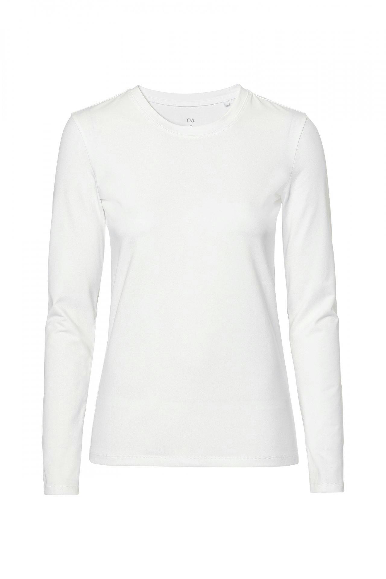 Ce haut décontracté à manches longues est également une excellente base pour un look avec des jeans. Il est composé à 95% de coton bio: haut à manches...