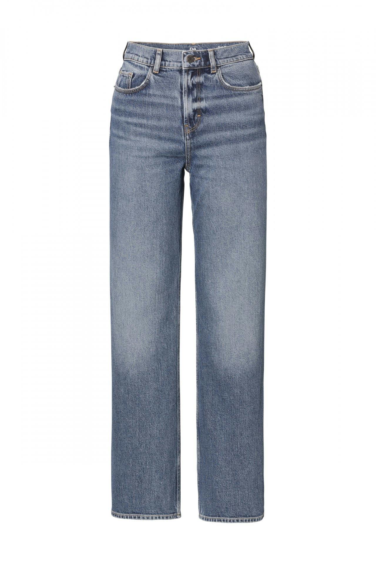 Idéal pour tous ceux qui privilégient un style décontracté et composé d'au moins 20% de coton recyclé: jeans Relax Denim, mid blue, 49.95 francs sur