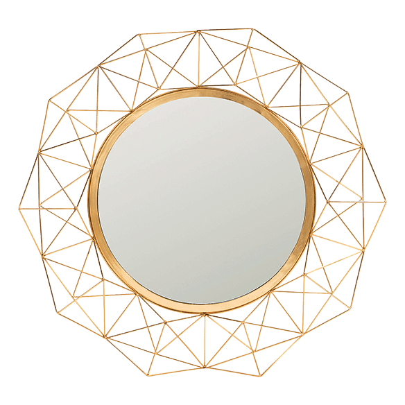 MIROIR, MIROIR
Miroir mural Julie,
89 fr. 95, chez Livique