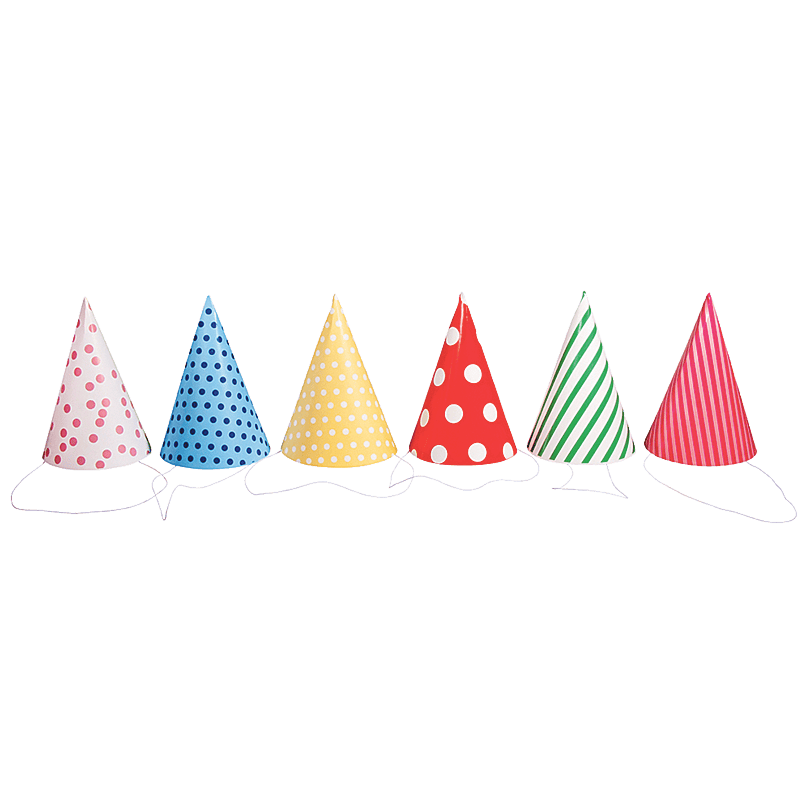 DES COUVRES-CHEFS COLORÉS.
Chapeaux de fête, 7 fr. 95/6 pièces,
chez Brico+Loisirs