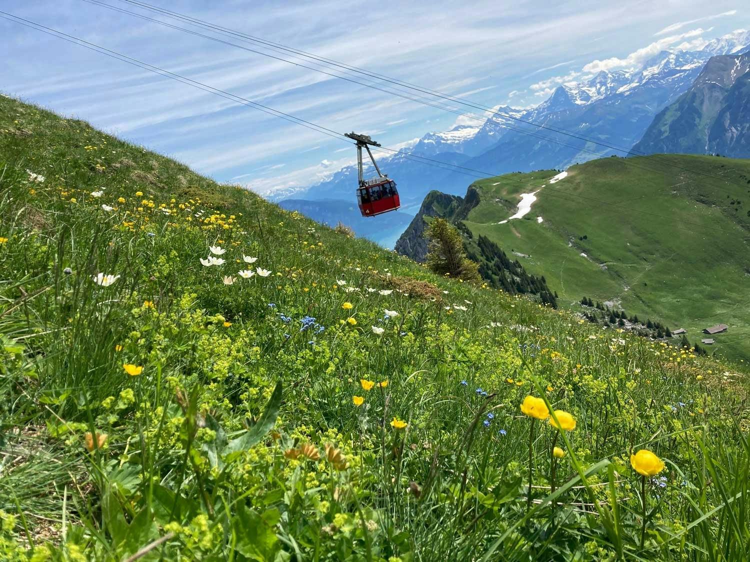 Auf dem Weg zum Ziel raubt dir die Berner Alpenwelt bestimmt den Atem.