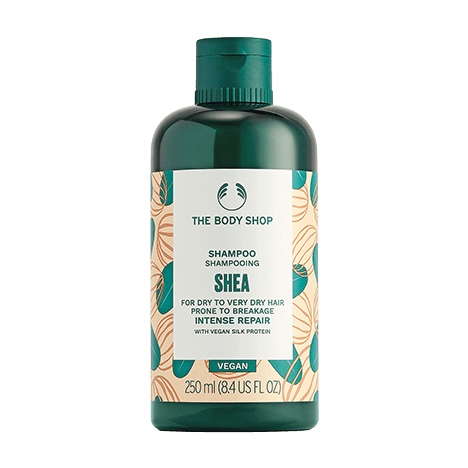 Ricostituente: Shampoo Shea, fr. 11.95 / 250 ml, The Body Shop.
