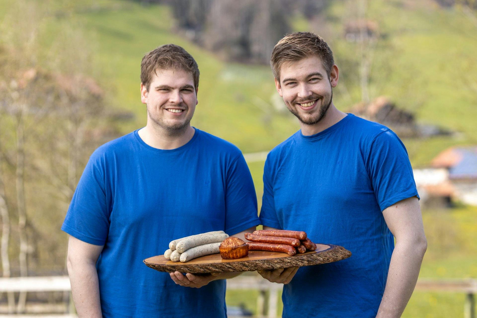 Die Wurstkreationen von Kevin und Christian Küpfer sorgen für ein besonderes Geschmackserlebnis.