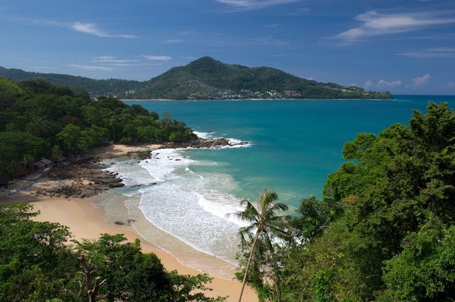 Der Laem Sing: Einer der schönsten Strände Phukets. Der Laem Sing: Einer der schönsten Strände Phukets.